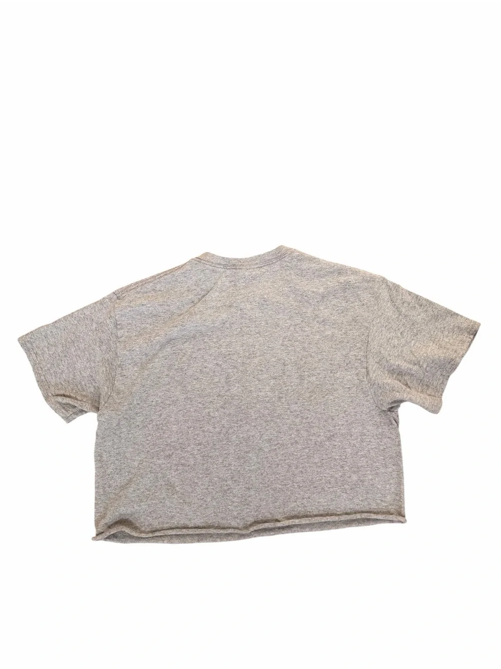 American Flag USA Crop Top Gray Adult Medium - Picture 9 of 9